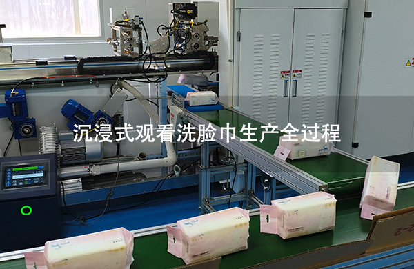 沉浸式观看洗脸巾生产全过程